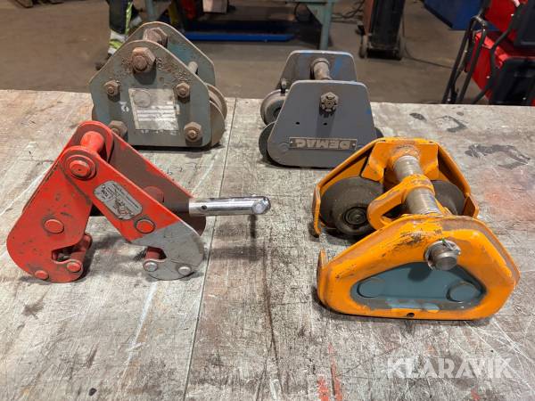 Balkvagn och balkklämma