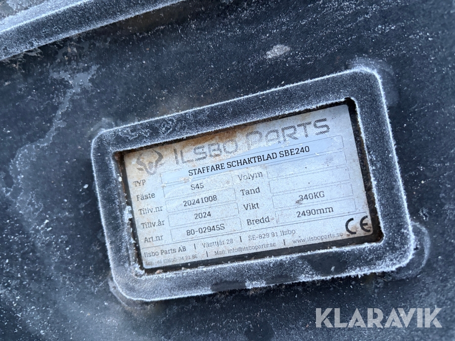 Isrivarblad Ilsbo SBE240