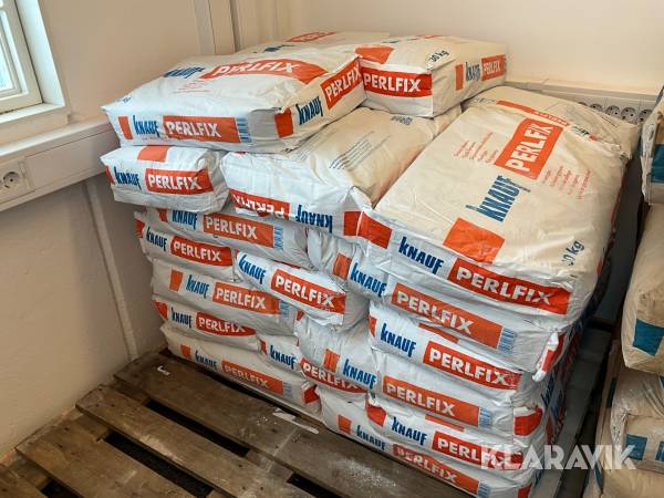 Gipslim Knauf Perlfix för gips inomhus, ca 30 säckar