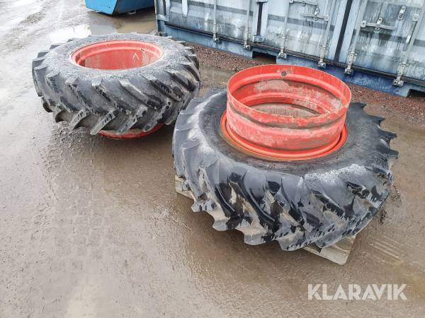 Dubbelmontage till traktor Stocks Alliance 16.9R28 2st