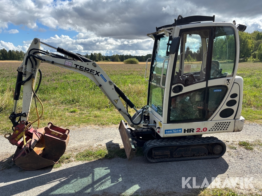 Grävmaskin Terex HR 2.0 med skopor