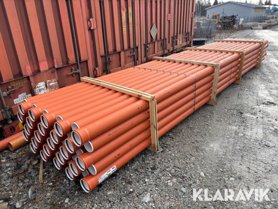 Markrör 110 mm 6 m 50 st PP Polypropen Nordic Poly Markt