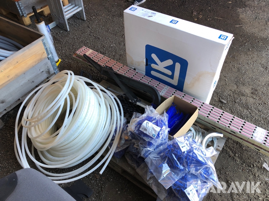 Golvvärme LK Bygelpisol inkl byglar, fästmaterial, skenor, mm