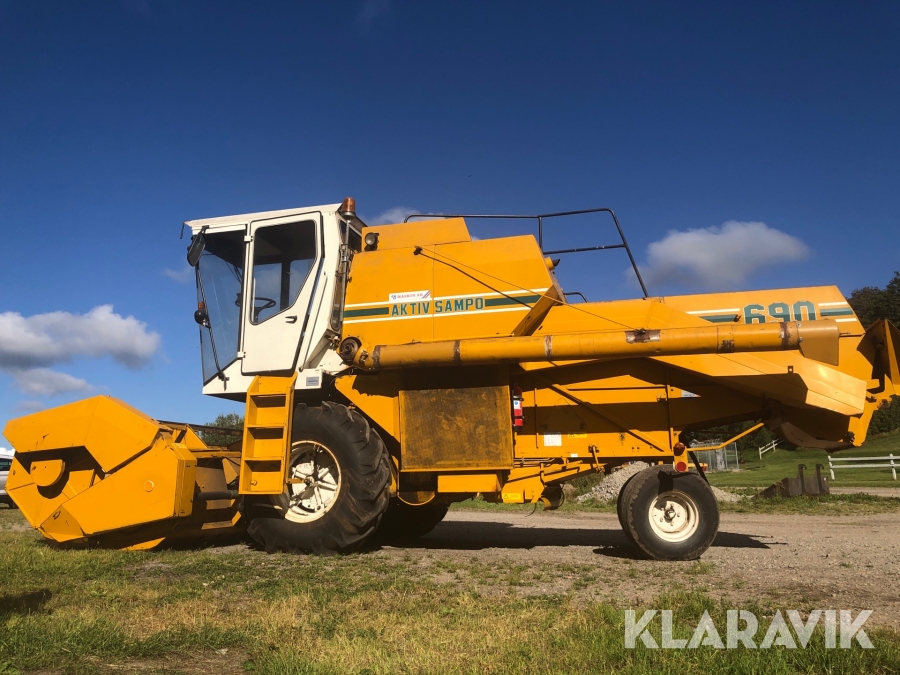 Skördetröska Aktiv Sampo 690 