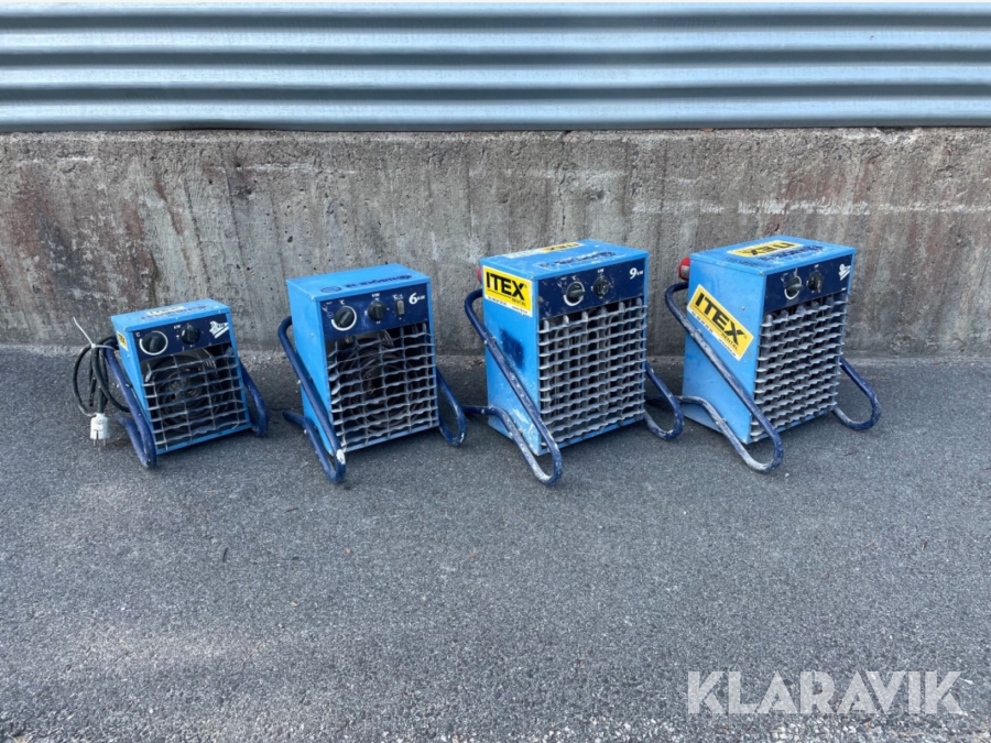Värmefläktar El-Björn 4 st