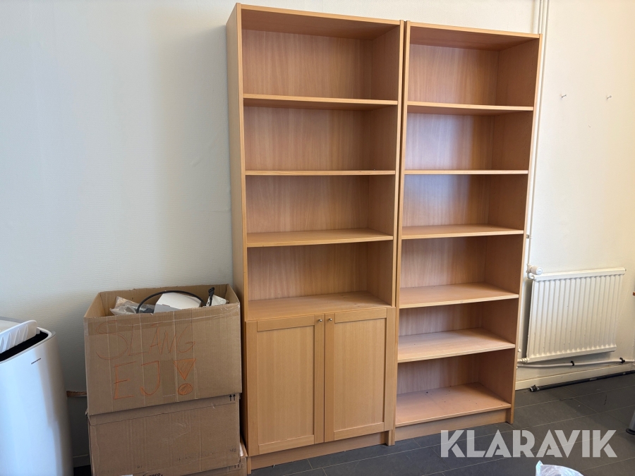 Bokhyllor 2 st
