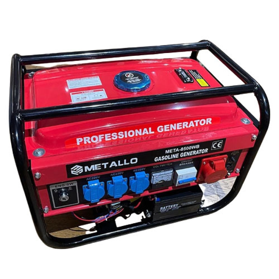 Elverk 8500w 220/380V med elstart Metallo 8500