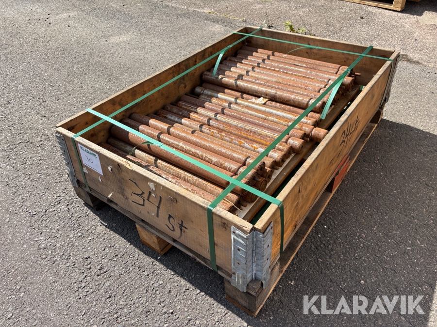 Rullar till transportbana 1st pall