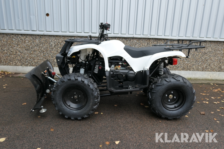 ATV Fyrhjuling Worker 200 med plog