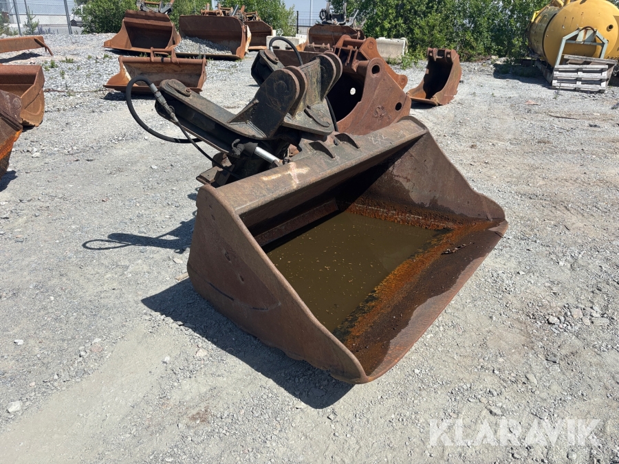 Planerskopa med tiltfäste