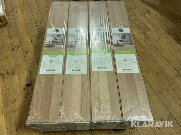 Parkettgolv Loc Floor Light Natural Oak, 3 strip