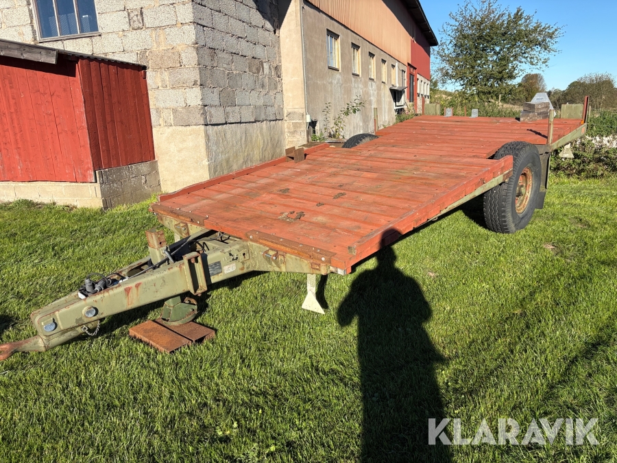 Maskinkärra Lihnell Vagn med extra axel