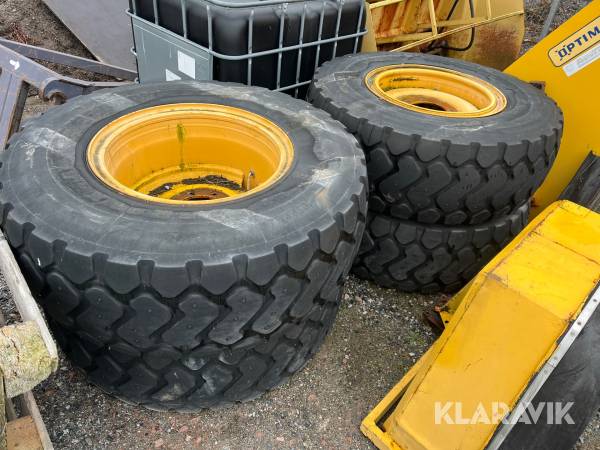 Hjullastarhjul Michelin 17,5R25 4 st Dubb