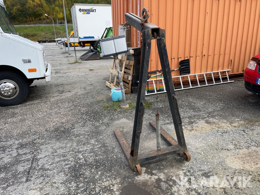 Pallgaffel till kran Funke 