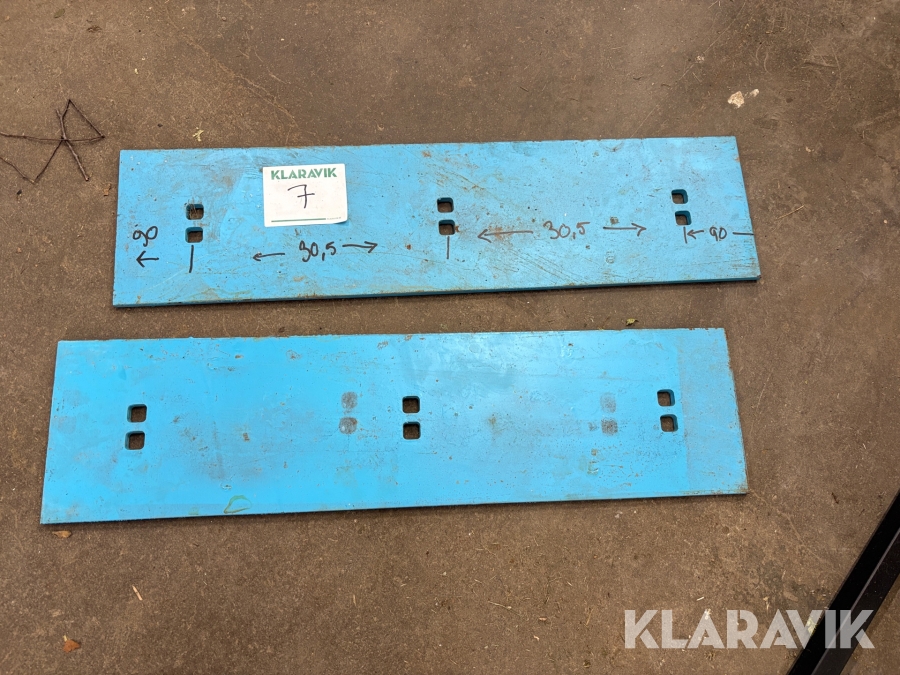 Plogskär 790 mm, 2 st