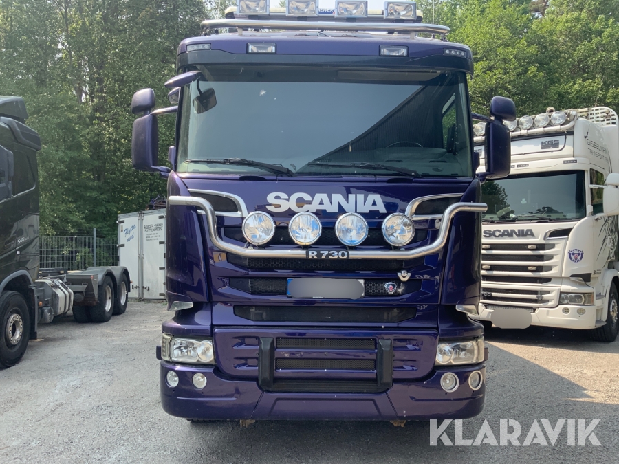 Lastbil med flaktipp Scania R730