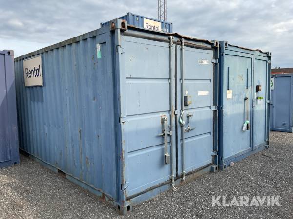 Oisolerad 20 fots container Containex