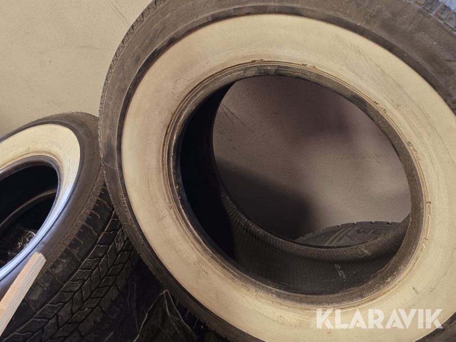 Däck American Coker White Wall 2st 235/75R15