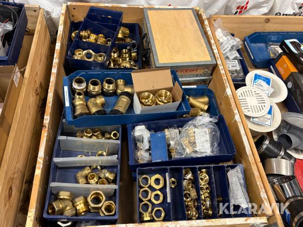 Pari med mässing/krom kopplingar