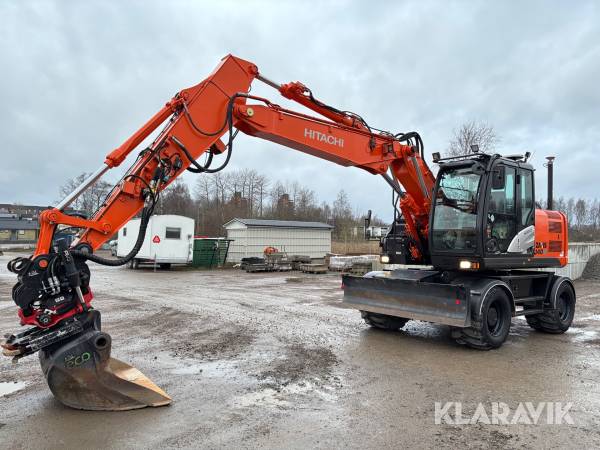 Grävmaskin Hitachi Zaxis ZX140W-5B inkl redskap