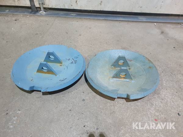 Släpsko-plattor till snöplog Olofsfors 2 st