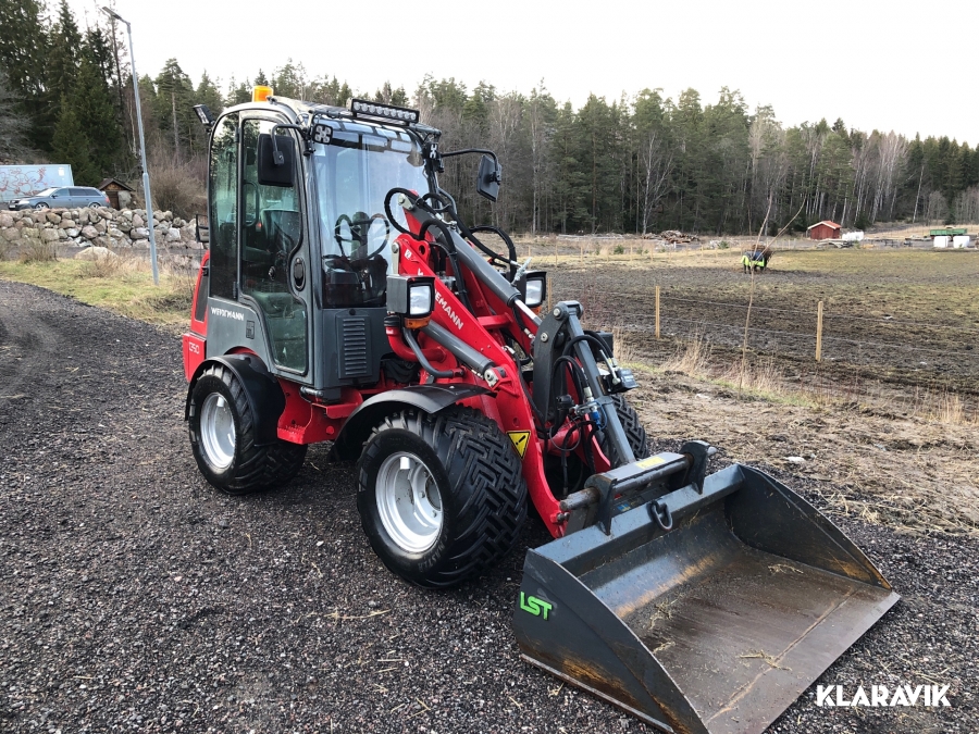 Kompaktlastare Weidemann 1250 CX35 med tillbehör