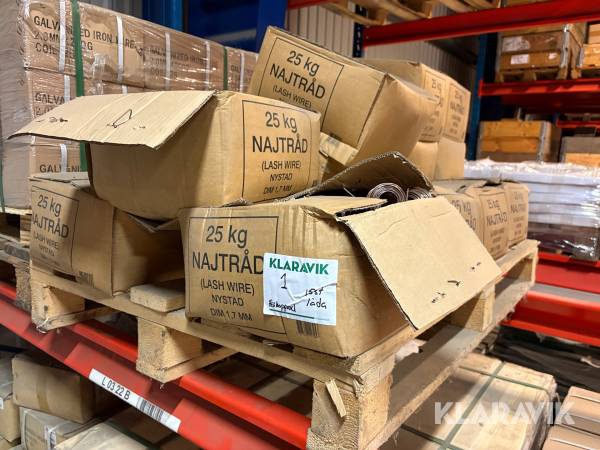 Najtråd Förkopprad 1,7mm 1st pall