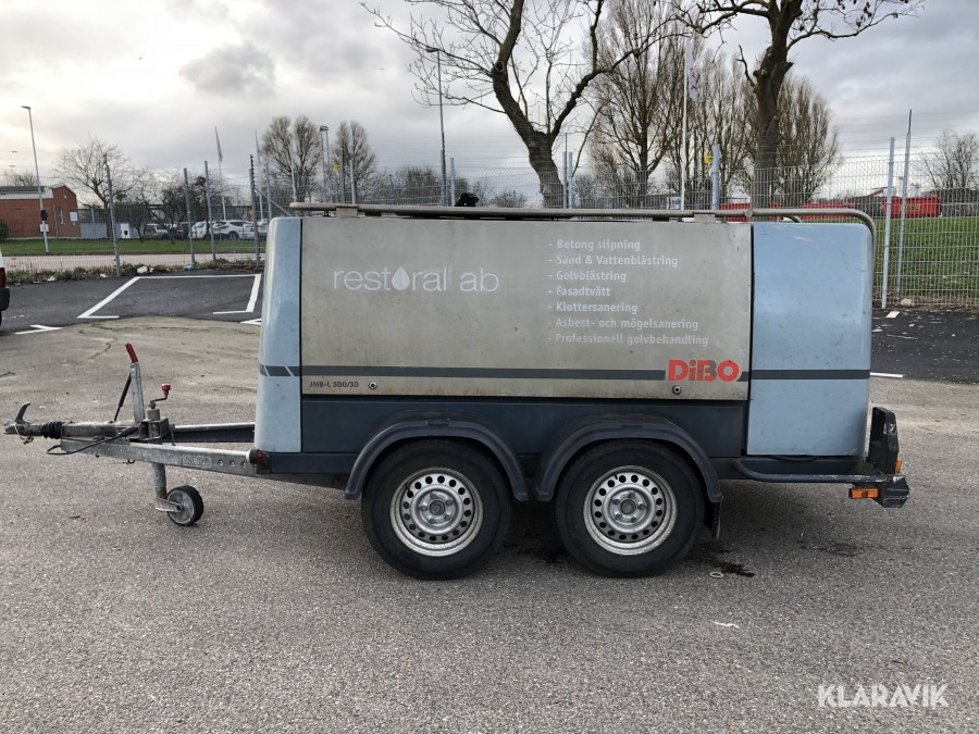 Vattenbläster DIBO JMB-L 500/30 på släp 