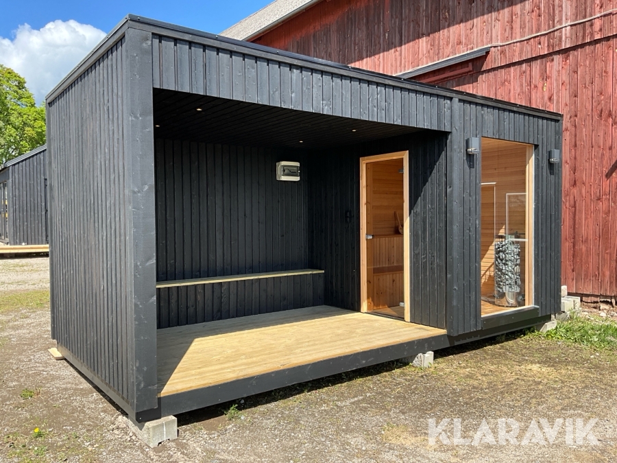 Bastu med relaxavdelning 14.6kvm nyckelfärdig