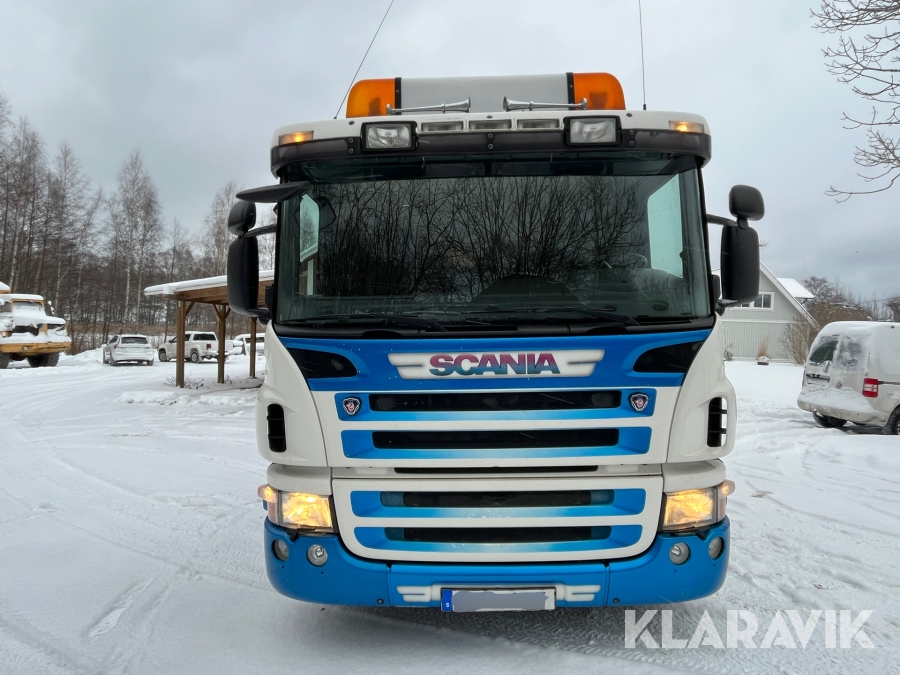 Tipp & kranbil Scania P230 4x2
