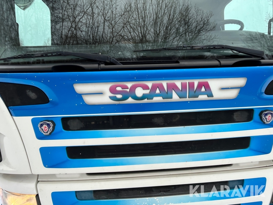Tipp & kranbil Scania P230 4x2