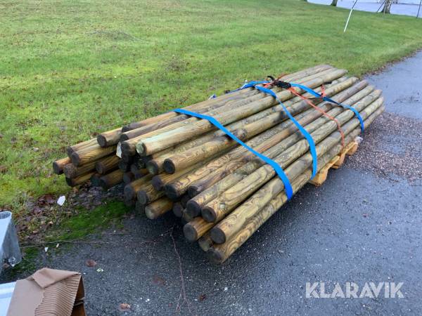 Tryckimpregnerade stolpar Kellfri ca 47st