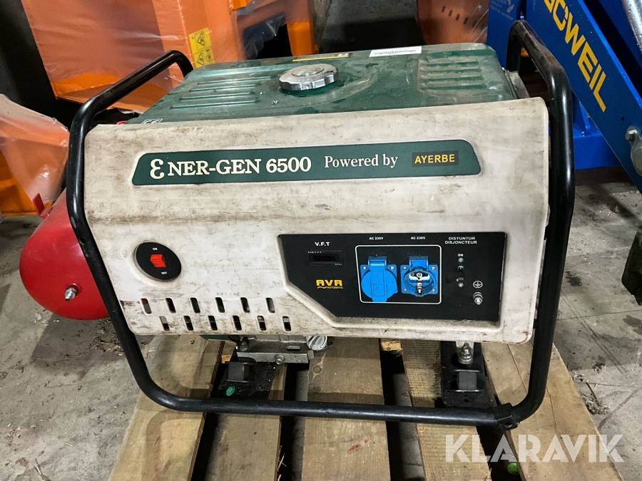Bensindriven Generator Ayerbe Ener-gen 6500