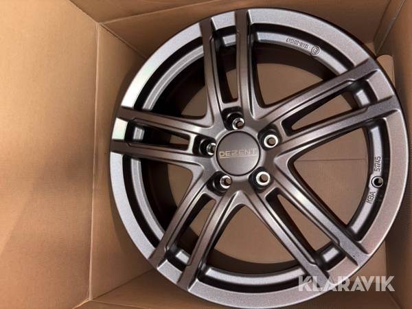 Fälgar Dezent TZ grap 7.5x18 PCD5/112 ET49 CB66.6 4st 