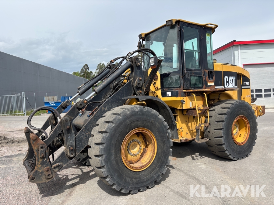 Hjullastare CAT IT28G med Stora BM-fäste