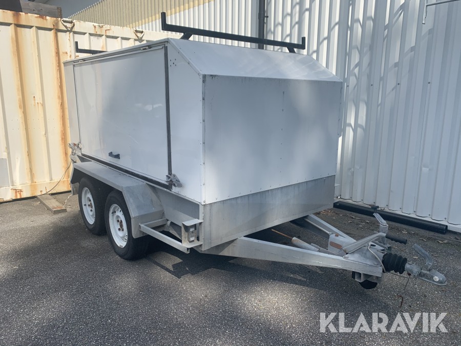 Släpvagn dubbelaxlad Spånga-Släpet Boggisläp 