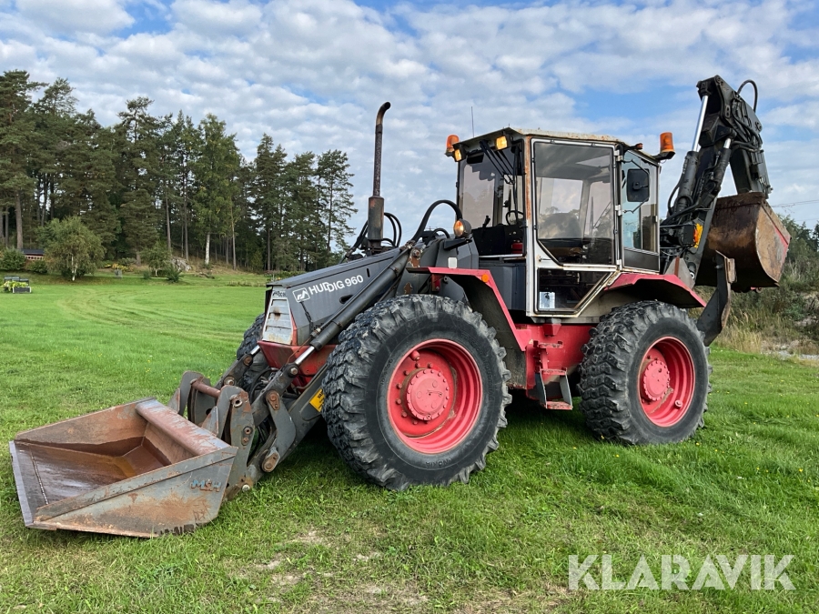 Grävlastare Huddig 960 med redskap