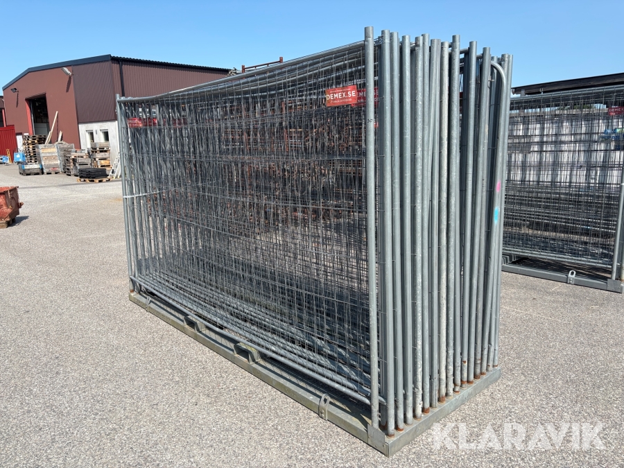 Byggstängsel 3,45x2,0m - Totalt 30st