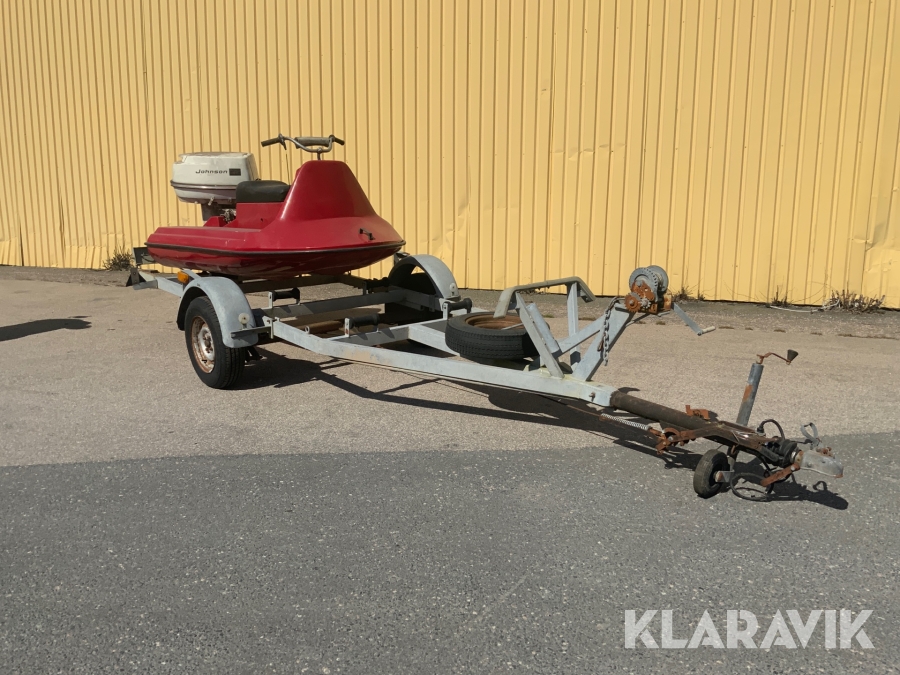 Retro vattenskoter   med transportkärra
