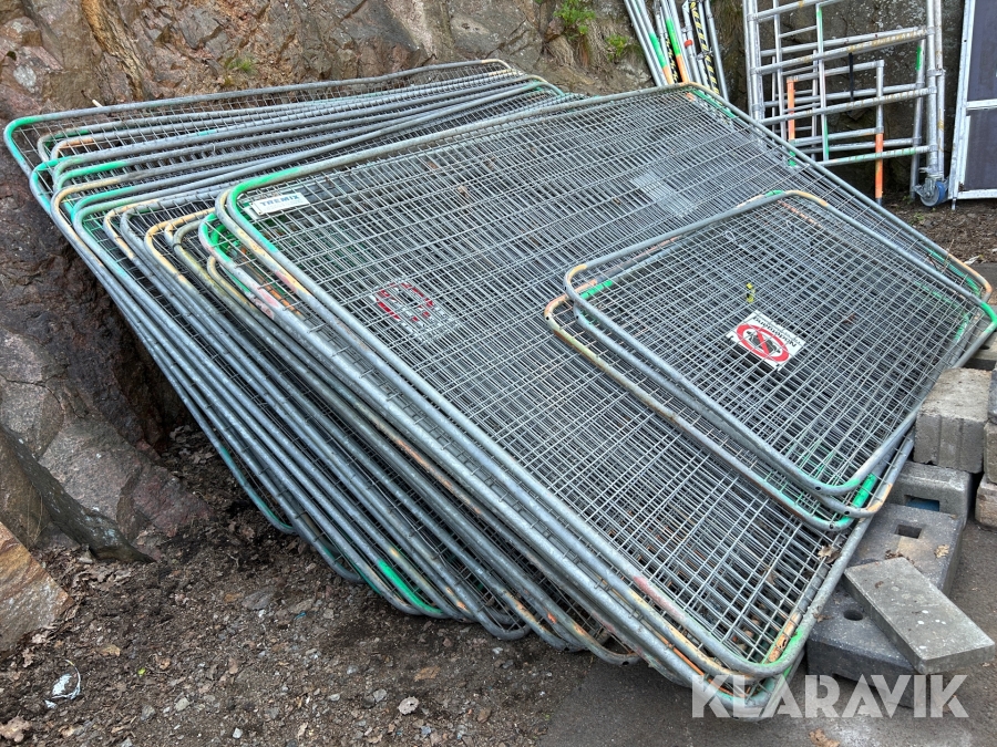 Byggstaket Tremix med betongfundament 26 st