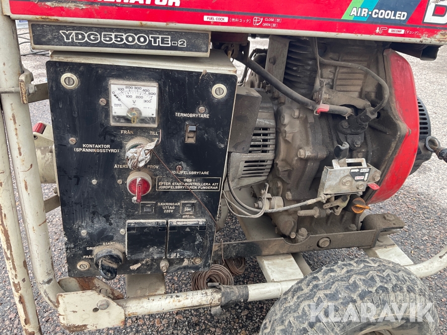 Generator/Elverk Yanmar YDG 5500 TE2, Emmaboda, Klaravik au