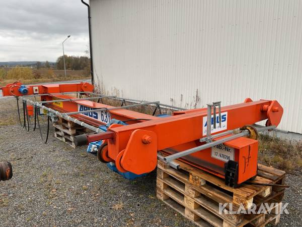 Paket 1 st travers 6,3 ton med telfer + 1 st travers 6,3 ton. Abus