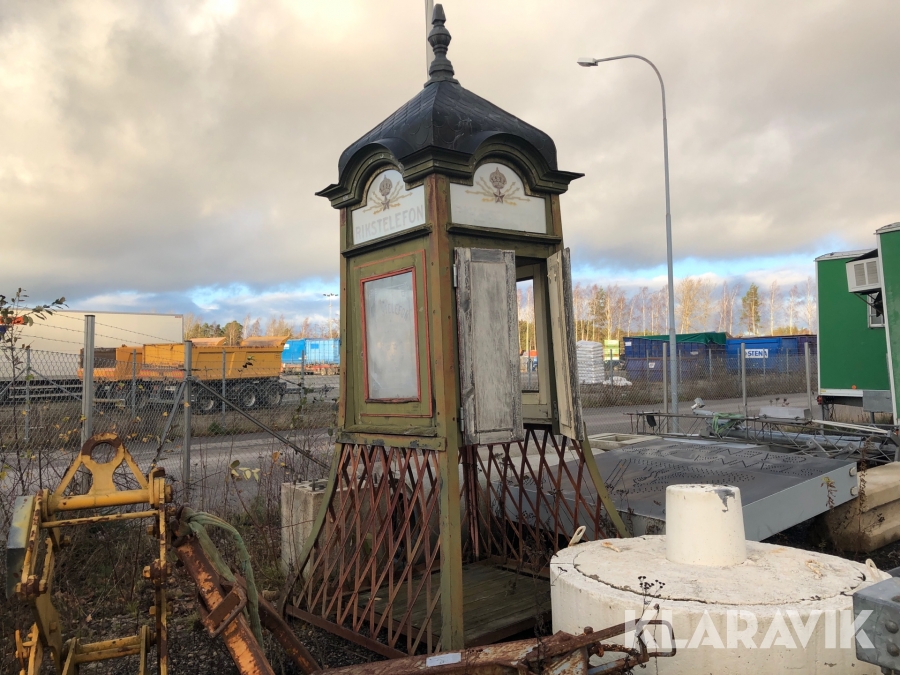 Gammal telefonkiosk Flackers snickeri 85085