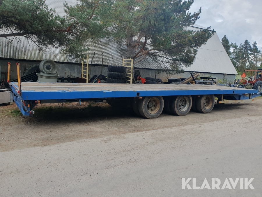 Bodsläp / Containersläp Fruehauf 3 axlat