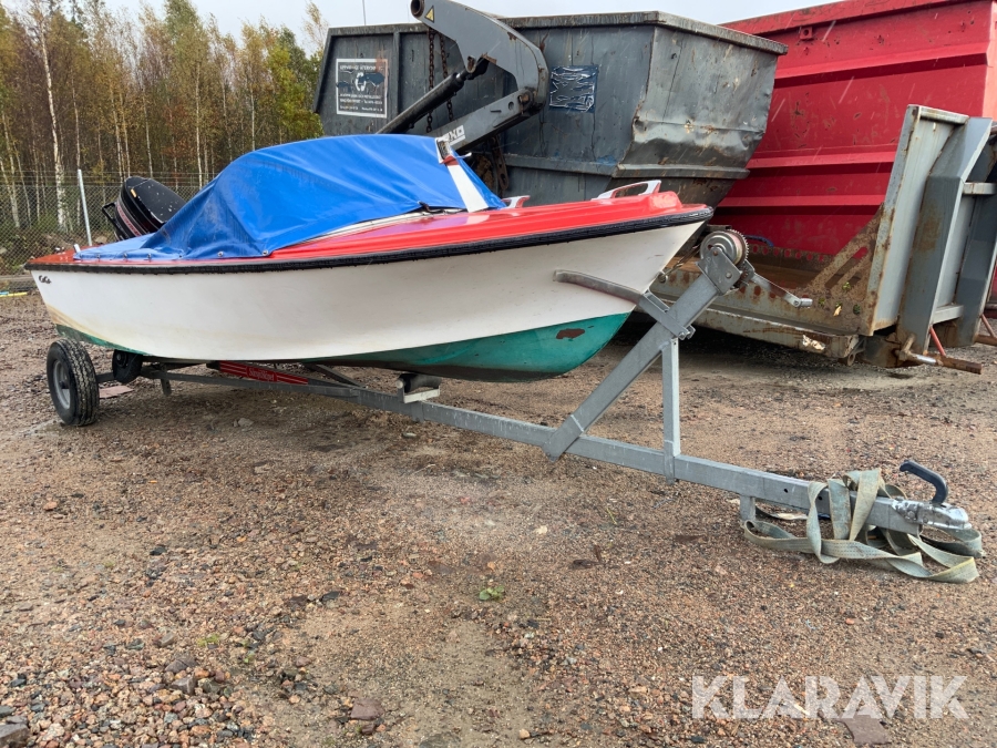 Båt Cit cat med vagn