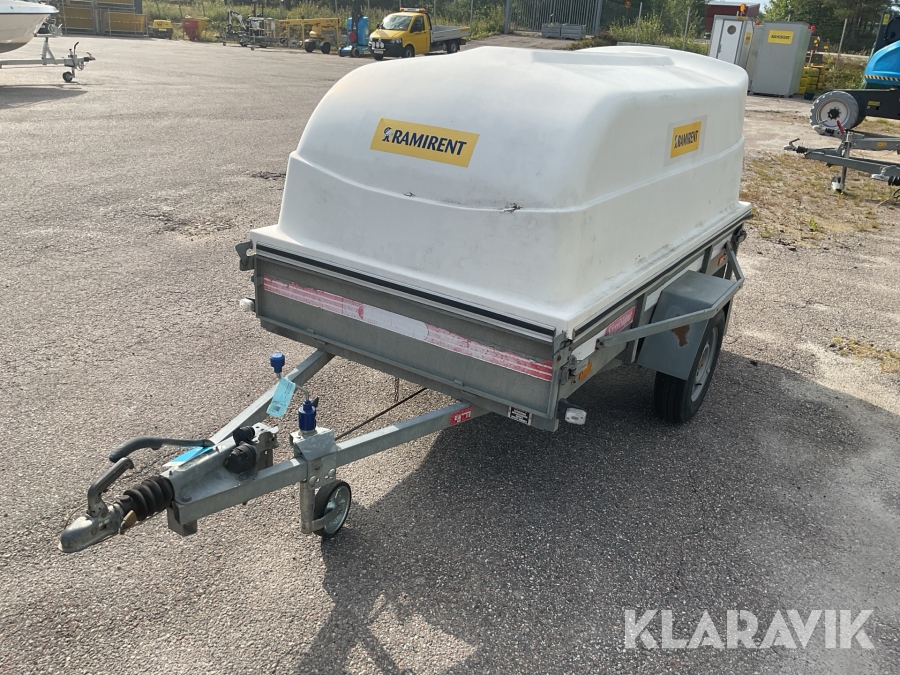 Släpvagn Sävsjösläpet SSEL 750 T med kåpa