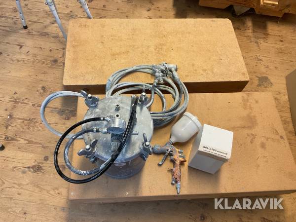 Lackutrustning/Färgspruta TUV 5l tryckfat