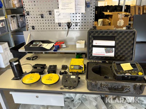 Grävsystem Leica iCON komplett 3D system med GPS 80 och licens