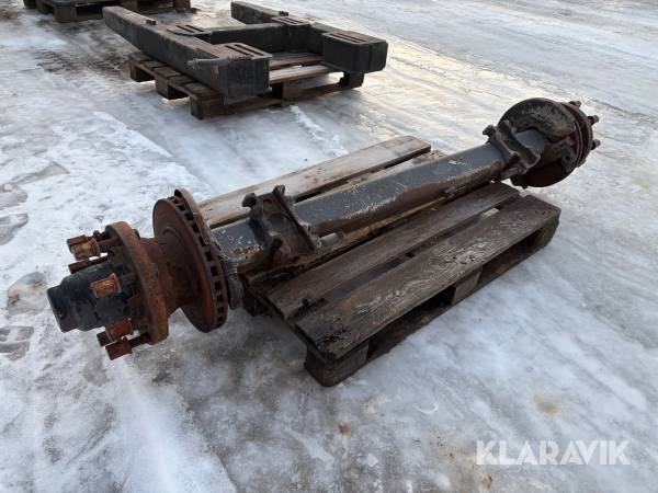 Lastbilssläpaxel BPW Eco plus 9 tons med skivbromsar