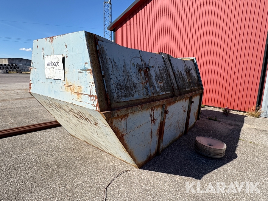 Liftdumperscontainer Täckt